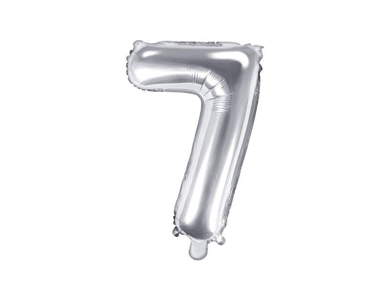 FB10M-7-018_01_S.jpg Balons cipars ''7'', 35cm, sudraba - Image 1