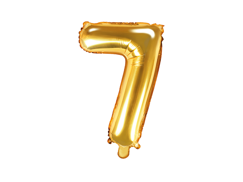 FB10M-7-019_01_S.jpg Balons cipars ''7'', 35cm, zelta - Image 1