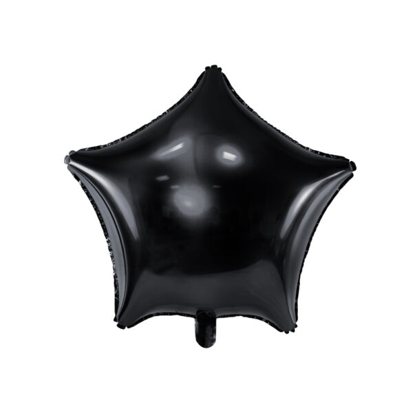 Balons Zvaigzne melns