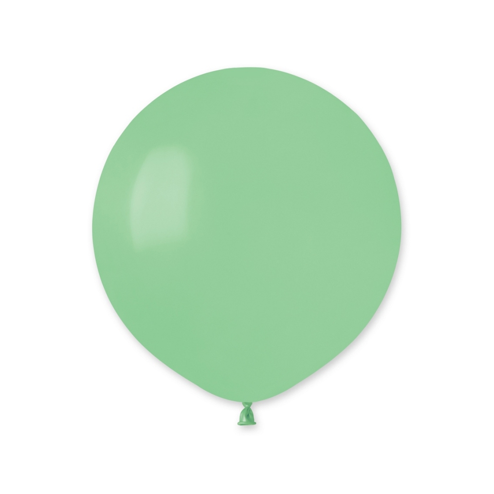 balony-g19-mietowe_1000x1000.jpg Balons Gaiši zaļš 100 gab. - Image 1