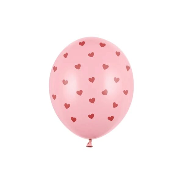Balons Sirdis rozā 1 gab.