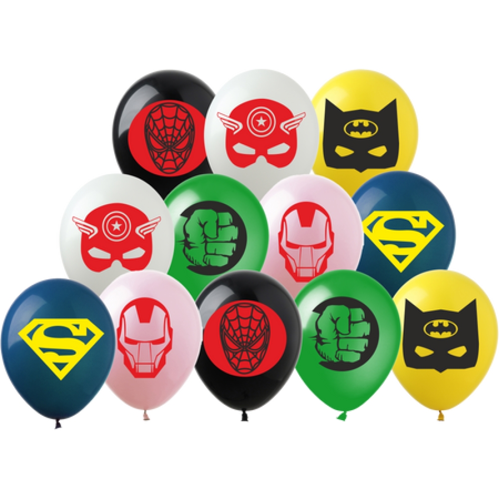 eng_pm_Avengers-MASK-printed-rubber-balloons-12-pcs-2420_1_S_1000x1000.jpg Baloni Avengers 1 gab - Image 1