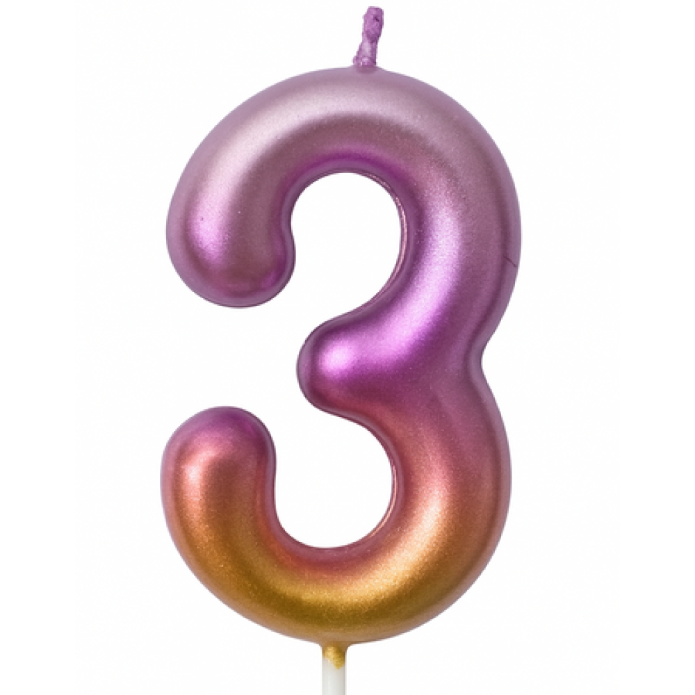eng_pm_Birthday-candle-number-3-rainbow-metallic-6439_1_S_1000x1000.jpg Svecīte Cipars 3 rozā metālisks - Image 1