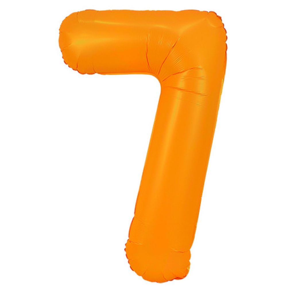 eng_pm_Foil-Balloon-Number-7-Orange-Neon-100cm-6119_2_1000x1000.jpg Balons Cipars "7", 100 cm, orange neon - Image 1