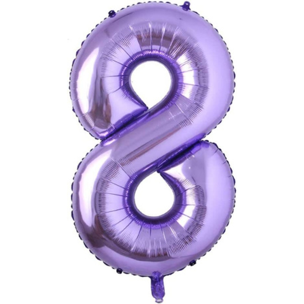 eng_pm_Foil-Balloon-Number-8-Purple-100cm-2534_1_1000x1000.jpg Balons Cipars "8", 100 cm, purple - Image 1