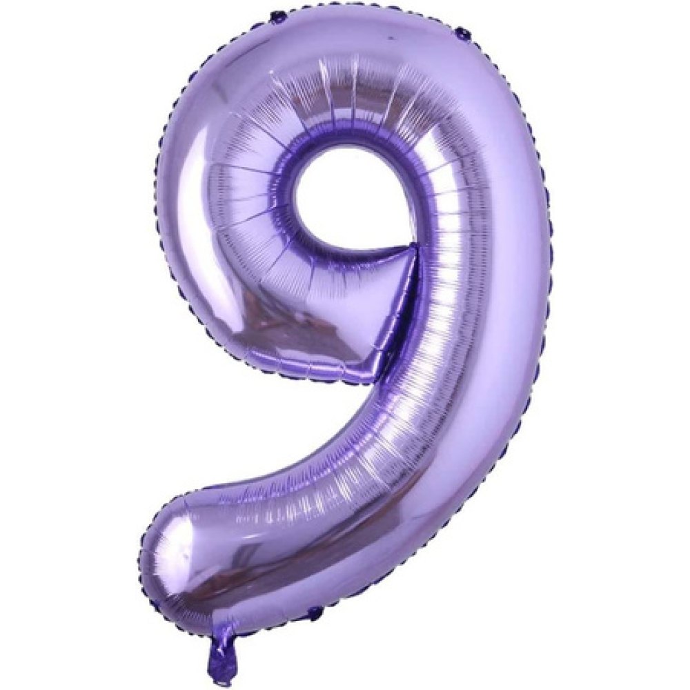 eng_pm_Foil-Balloon-Number-9-Purple-100cm-2533_1_1000x1000.jpg Balons Cipars "9", 100 cm, purple - Image 1
