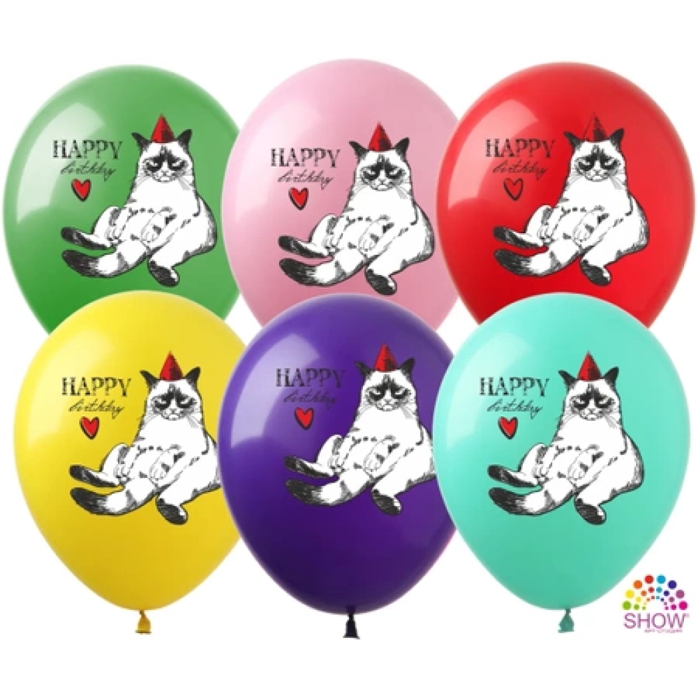 eng_pm_Happy-Birthday-printed-rubber-balloons-10-pcs-1427_1_1000x1000.jpg Baloni Happy Birthday Kaķis 1 gab - Image 1