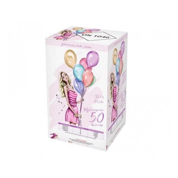 Hēlija gāze balonu pildīšanai (līdz 50 baloniem)