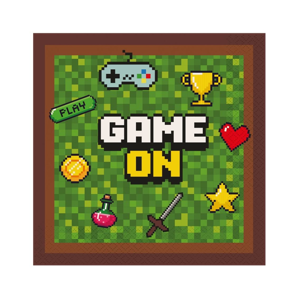 serwetki-papierowe-game-on-33-x-33-cm-20-szt_1000x1000.jpg Salvetes Game On 20 gab. - Image 1